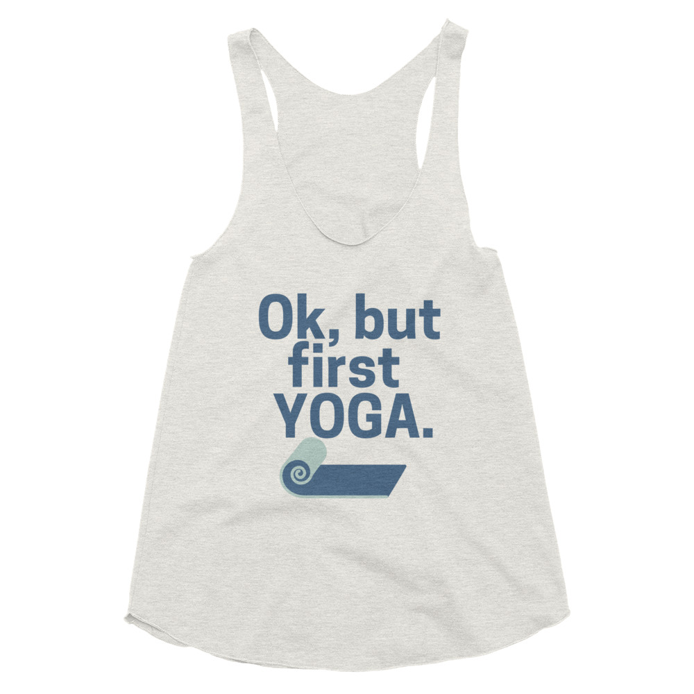 Women's Tri-Blend Racerback Tank - Be Well Health And Fitness